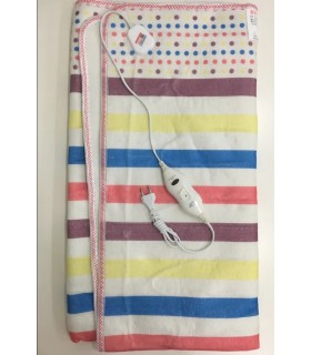 Электропростыни 150 см × 180 см Цветная полосатая с сумкой