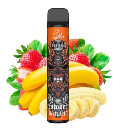 Одноразові електронні сигарети Elf Bar Lux 1500 Полуниця Банан оптом, Elf Bar , 3,20 $