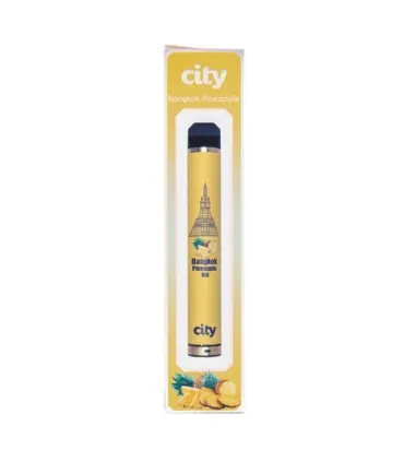 Одноразки CITY HIGH WAY 1600 Бангкок Ананас з льодом оптом, CITY , 4,80 $