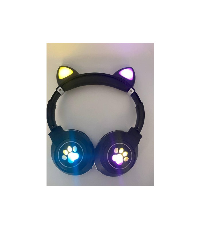 Дитячі бездротові навушники, що світиться, вушка котика ME-1
