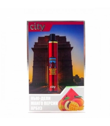 Одноразки CITY HIGH WAY 1600 Нью-Дели Манго Персик Арбуз оптом, CITY , 4,80 $