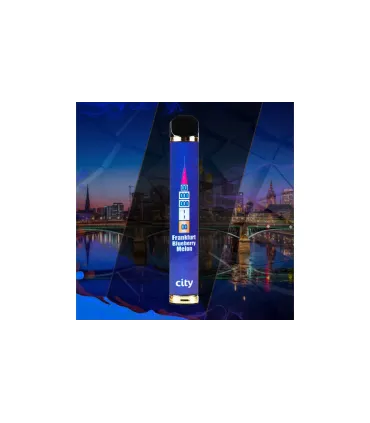 Одноразки CITY HIGH WAY 1600 Франкфурт Чорниця Диня оптом, CITY , 4,80 $