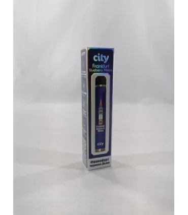 Одноразки CITY HIGH WAY 1600 Франкфурт Чорниця Диня оптом, CITY , 4,80 $
