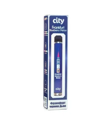 Одноразки CITY HIGH WAY 1600 Франкфурт Чорниця Диня оптом, CITY , 4,80 $