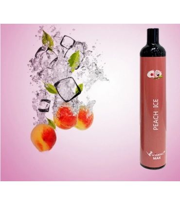Одноразові сигарети Vidge MAX 2% Персик з льодом оптом, Vidge , 5,60 $