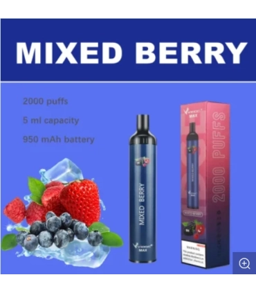 Одноразовые сигареты Vidge MAX 2% Ягодный микс оптом, Vidge , 5,60 $