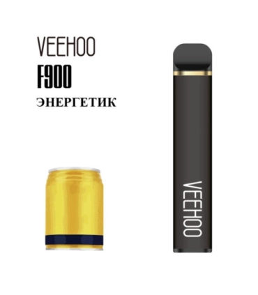Одноразові сигарети F900 Veehoo 1200 тяг Енергетик оптом, Veehoo , 3,50 $