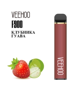 Одноразовые сигареты F900 Veehoo 1200 тяг Клубника Гуава оптом, Veehoo , 3,50 $