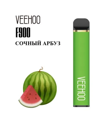 Одноразовые сигареты F900 Veehoo 1200 тяг Сочный арбуз оптом, Veehoo , 3,50 $