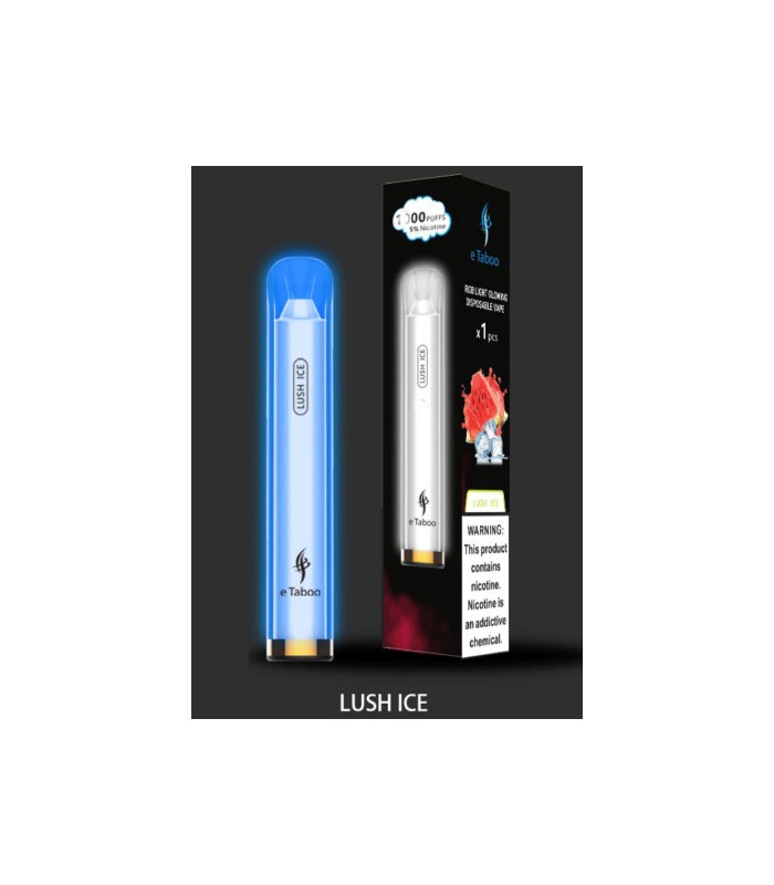 Светящаяся электронная сигарета eTaboo RGB 1200 puffs Арбуз со