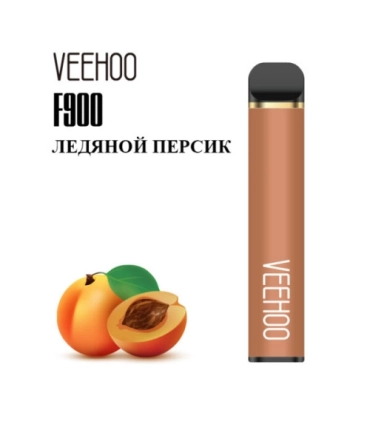 Одноразові сигарети F900 Veehoo 1200 тяг Персик з льодом оптом, Veehoo , 3,50 $