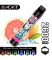 Светящийся одноразовые сигареты AoKit Lux 2600 Puffs Розовый лимонад