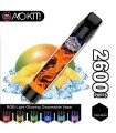 Светящийся одноразовые сигареты AoKit Lux 2600 Puffs Манго со льдом