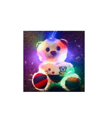 Плюшевый светящийся медвежонок мишка Тедди Teddy Bear I Love