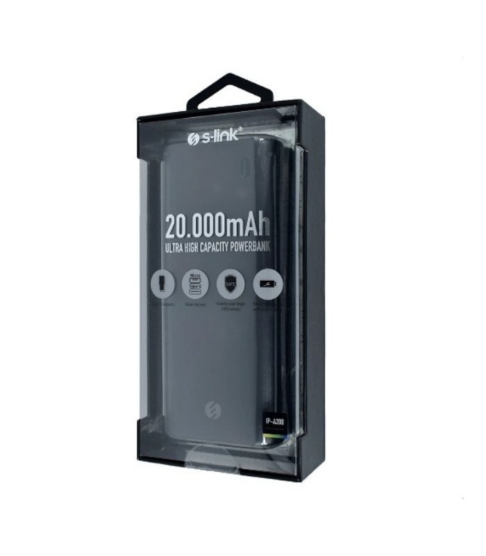 Універсальна батарея Power Bank 20000 mAh S-Link IP-A200