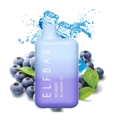 Одноразові сигарети Elf bar BC4000 Blueberry Ice, що перезаряджаються. оптом, Elf Bar Original , 8,70 $