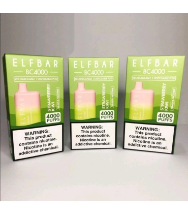 Електронні одноразові сигарети Elf bar BC4000 Ківі Полуниця оптом, Elf Bar Original , 8,70 $