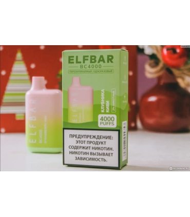 Електронні одноразові сигарети Elf bar BC4000 Ківі Полуниця оптом, Elf Bar Original , 8,70 $
