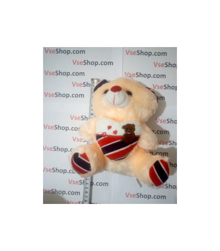 Плюшевый светящийся медвежонок мишка Тедди Teddy Bear I Love