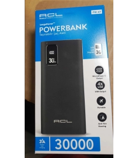 Універсальний акумулятор Powerbank ACL PW-47 30000 mAh оптом, ACL mobile phone accessories , 33,00 $
