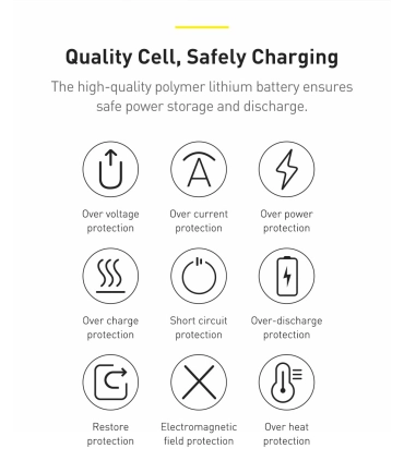 Power bank зі швидкою зарядкою 15W 10000 mAh Baseus Bipow PPBD10 оптом, Baseus , 16,50 $