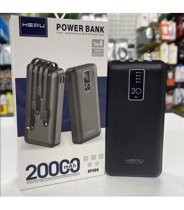 Універсальний акумулятор Power bank HEPU HP966 20000 mAh оптом, HEPU , 20,00 $