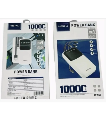 Внешняя батарея Power bank HEPU HP969 10000 mAh оптом, HEPU , 13,00 $