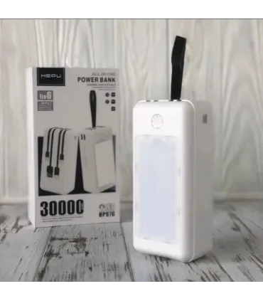 Мощный аккумулятор Power bank 30 000 mAh HEPU HP976 с фонариком оптом, HEPU , 31,00 $