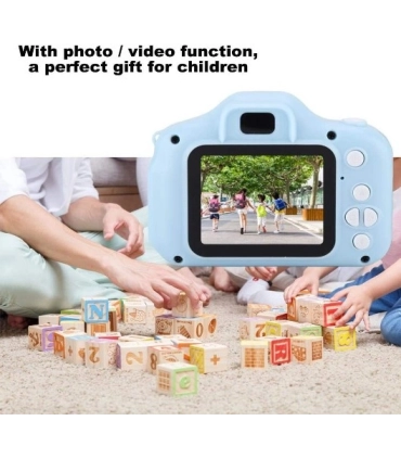 Детские фотоаппараты Smart Kids Camera X2 синий с ремешком оптом, TV Shop , 6,50 $