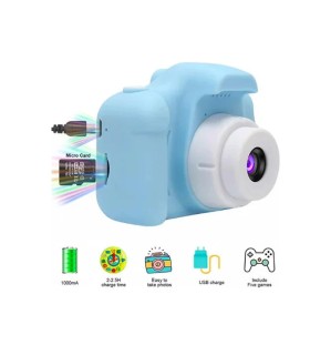 Дитячі фотоапарати Smart Kids Camera X2 синій з ремінцем