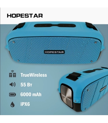 Портативна MP3 колонка HOPESTAR A20 Blue оптом, Hopestar , 50,50 $