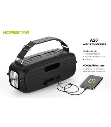 Бездротова блютуз MP3 колонка HOPESTAR A20 Black оптом, Hopestar , 49,50 $