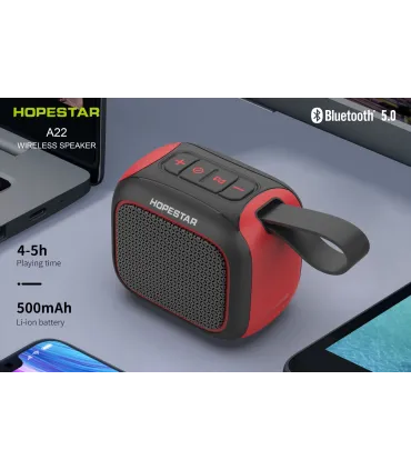 Блютуз колонки портативные HOPESTAR A22 Red yellow оптом, Hopestar , 9,40 $