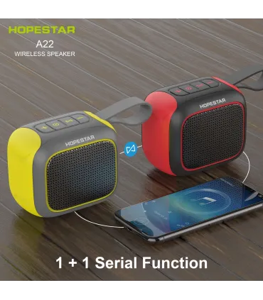 Блютуз колонки портативные HOPESTAR A22 Red yellow оптом, Hopestar , 9,40 $