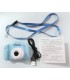 Детские фотоаппараты Smart Kids Camera X2 синий с ремешком
