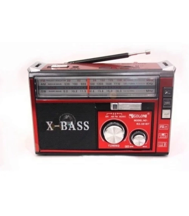 Радиоколонка GOLON RX-381 с фонариком оптом, Golon , 8,40 $