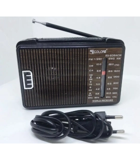 Радіоприймач GOLON RX-608 від мережі 220/D оптом, Golon , 6,30 $