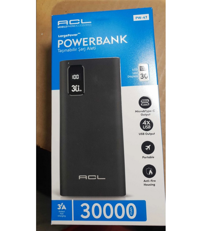 Универсальный аккумулятор Powerbank ACL PW-47 30000 mAh купить
