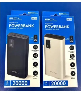 Універсальний акумулятор Powerbank ACL PW-17 20000 mAh купити