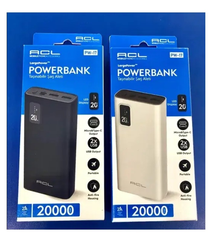 Универсальный аккумулятор Powerbank ACL PW-17 20000 mAh купить