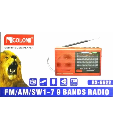 Портативний радіоприймач Golon RX-6622 оптом, Golon , 6,30 $