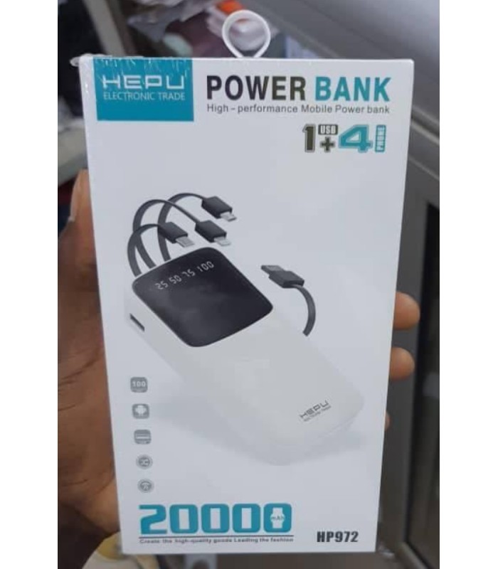 Универсальный аккумулятор Power bank HEPU HP972 20000 mAh