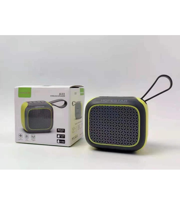 MP3 колонка Bluetooth HOPESTAR A22 Gray yellow купити оптом