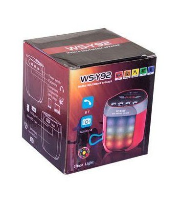 Портативна світлодіодна колонка з Bluetooth WSTER WS-Y92