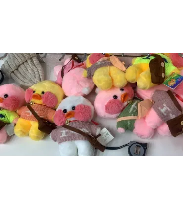 М'яка іграшка Качка в окулярах ЛаЛаФанФан Дак LaLafanfan оптом, TV Shop , 4,50 $