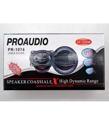 Автомобильные колонки в дверь маленькие PROAUDIO PR-1074 300W оптом, PROAUDIO , 8,00 $