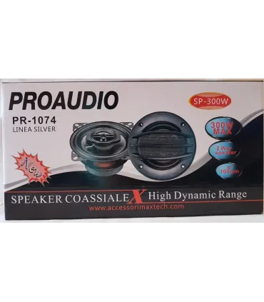 Автомобильные колонки в дверь маленькие PROAUDIO PR-1074 300W оптом, PROAUDIO , 8,00 $