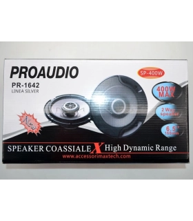 Автомобильные акустические круглые колонки PROAUDIO PR-1642 400W оптом, PROAUDIO , 11,00 $