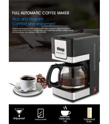 Кавоварка DSP Coffee Machine 800W KA3024 оптом, DSP , 19,00 $