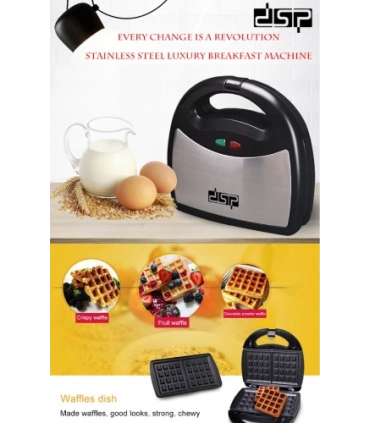 Сендвіч-гриль з вафельницею DSP 3 в 1 KC 1049 оптом, DSP , 19,00 $